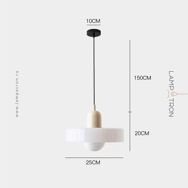 Подвесной светильник COLLAR Белый + Белый Lampatron 8192-22434 Подвесной светильник COLLAR Белый + Белый Lampatron 8192-22434