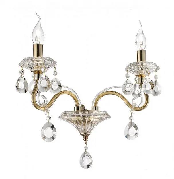 Бра Ideal Lux 087757 NEGRESCO AP2 ORO Бра Ideal Lux 087757 NEGRESCO AP2 ORO