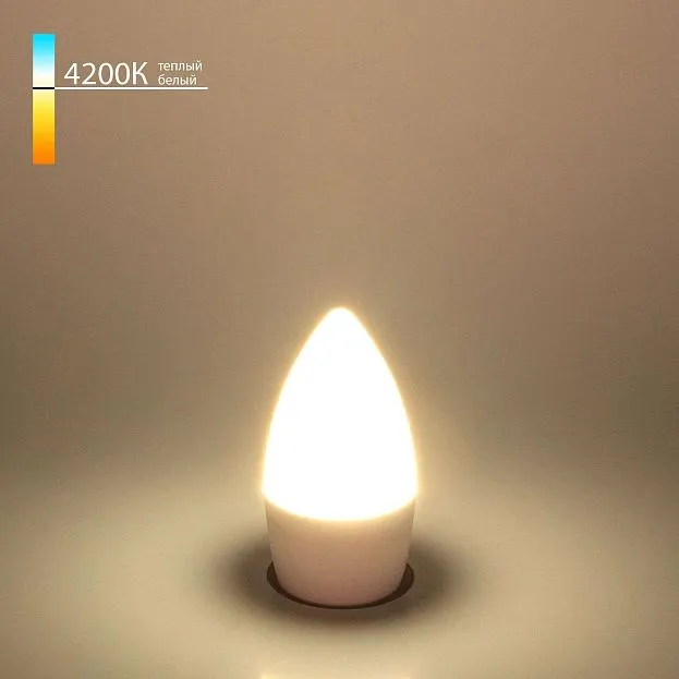 Лампа Elektrostandard Свеча СD LED 6W 4200K E27 (BLE2737) a048675 Лампа Elektrostandard Свеча СD LED 6W 4200K E27 (BLE2737) a048675