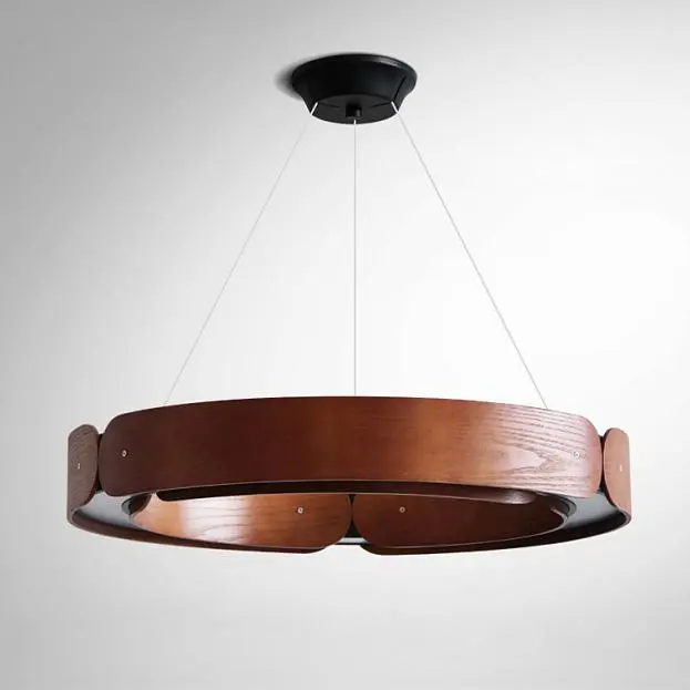 Подвесной Кольцевой Светильник Range 1 D55 Red Wood ImperiumLoft195535-26 Подвесной Кольцевой Светильник Range 1 D55 Red Wood ImperiumLoft195535-26