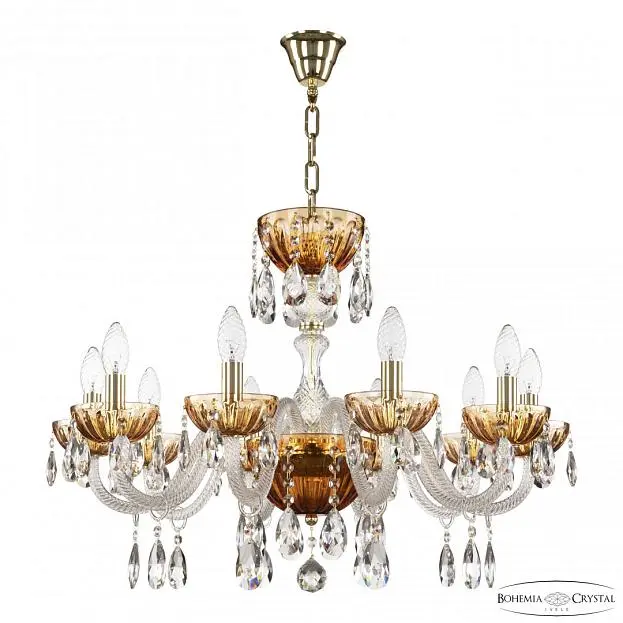 Люстра Bohemia Ivele Crystal 5417/10/240 G Amber/M-1H Люстра Bohemia Ivele Crystal 5417/10/240 G Amber/M-1H