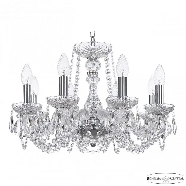 Люстра хрустальная Bohemia Ivele Crystal 119/8/165 Ni Люстра хрустальная Bohemia Ivele Crystal 119/8/165 Ni