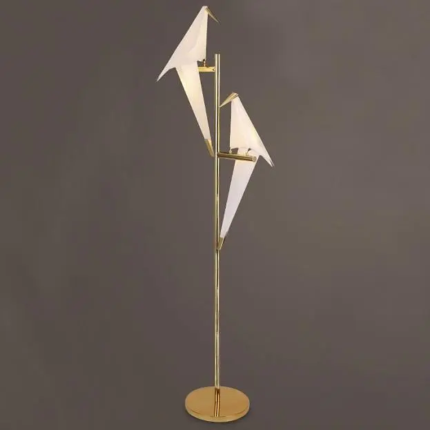 Торшер Origami Bird Floor Two Lamps 144308-22 ImperiumLoft Торшер Origami Bird Floor Two Lamps 144308-22 ImperiumLoft