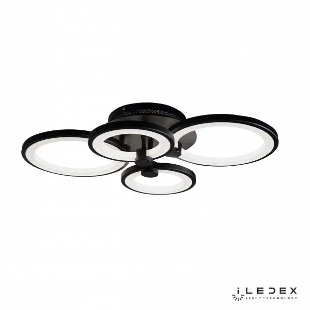 Потолочная люстра iLedex A001/4 BK Ring Потолочная люстра iLedex A001/4 BK Ring