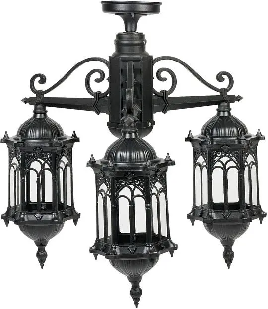 Потолочный светильник уличный Oasis Light 89970SA/3 Bl DELI S Потолочный светильник уличный Oasis Light 89970SA/3 Bl DELI S