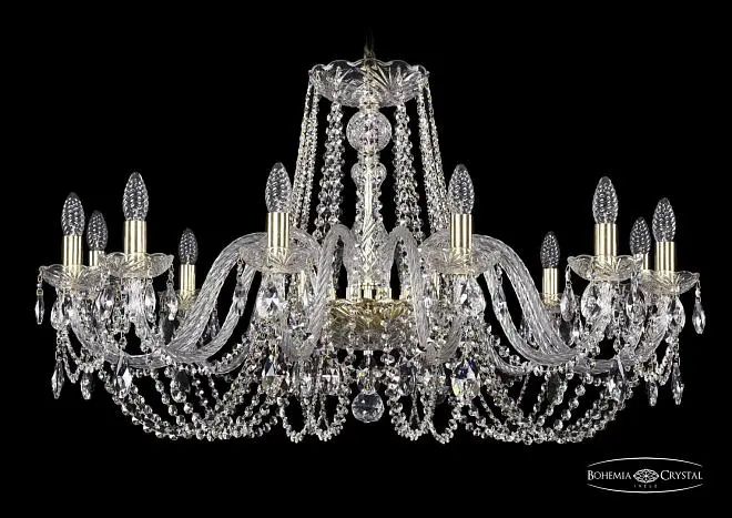 Подвесная люстра Bohemia 1402/12/360/G 1402 Gold Подвесная люстра Bohemia 1402/12/360/G 1402 Gold