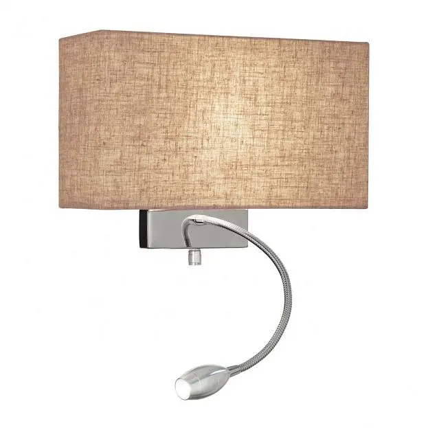 Настенный светильник Ideal Lux 103204 HOTEL AP2 CANVAS Настенный светильник Ideal Lux 103204 HOTEL AP2 CANVAS