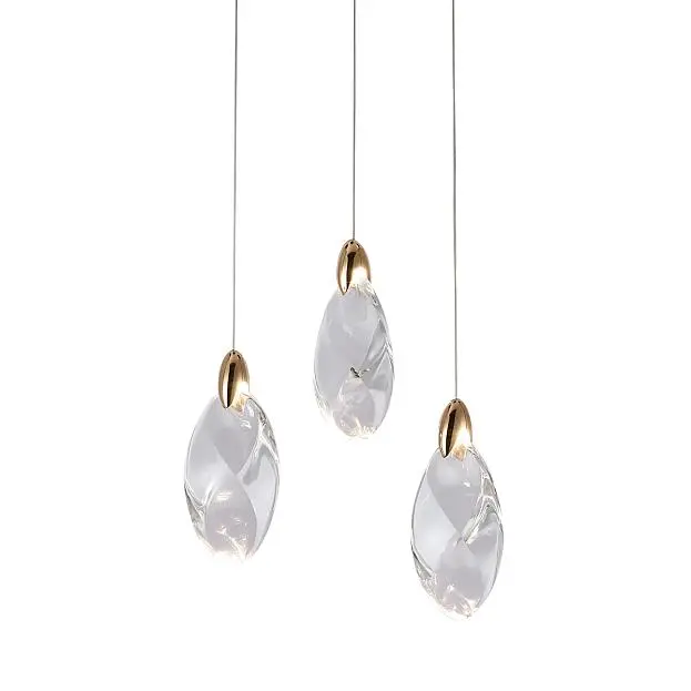 Подвесной светильник Delight Collection OD2439-3 gold/clear OD2440 Подвесной светильник Delight Collection OD2439-3 gold/clear OD2440