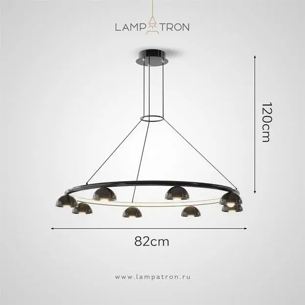 Кольцевые люстры и светильники TORBERG Тип A. 8 плафонов Lampatron 8663-24207 Кольцевые люстры и светильники TORBERG Тип A. 8 плафонов Lampatron 8663-24207
