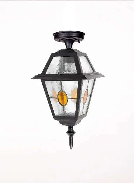 Потолочный светильник уличный Oasis Light 91105A lgY Bl FARO lead GLASS Потолочный светильник уличный Oasis Light 91105A lgY Bl FARO lead GLASS