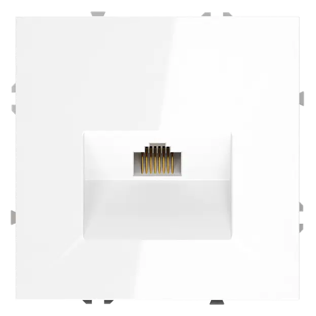 Розетка компьютерная встраиваемая RJ45 VOLTUM VLS060101 Розетка компьютерная встраиваемая RJ45 VOLTUM VLS060101