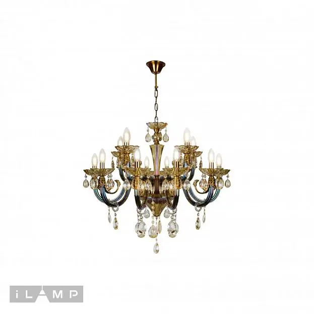 Подвесная люстра iLamp 61081-8+4 BR Asia Подвесная люстра iLamp 61081-8+4 BR Asia