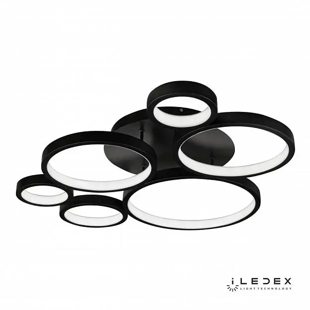 Потолочный светильник iLedex 9004-6-X-T BK Ring Star Потолочный светильник iLedex 9004-6-X-T BK Ring Star
