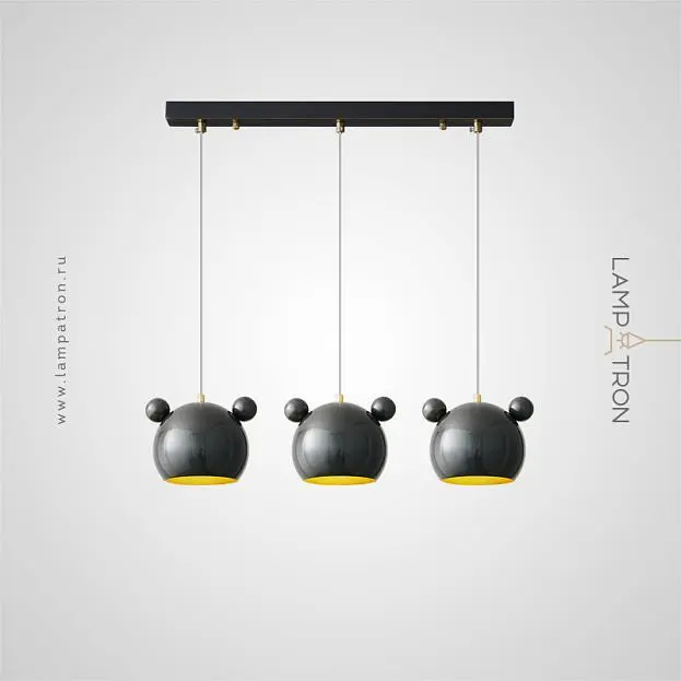 Готовая комбинация светильников BEAR COMBO Планка. Цвет Латунь Lampatron 7330-20192 Готовая комбинация светильников BEAR COMBO Планка. Цвет Латунь Lampatron 7330-20192