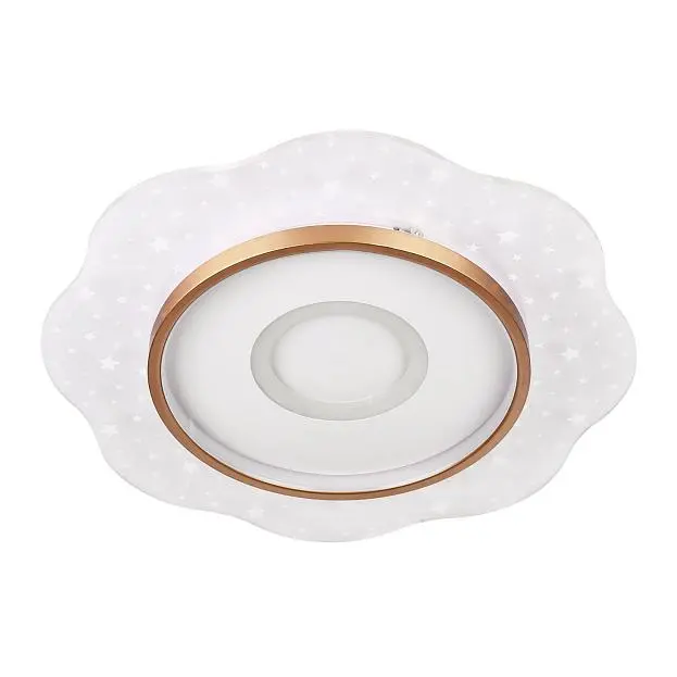 Потолочный cветильник LED4U L1028-500 WH-GD Потолочный cветильник LED4U L1028-500 WH-GD