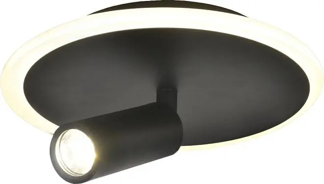 Настенно-потолочный светильник Escada 20046SMA/01LED BK 20046LED Настенно-потолочный светильник Escada 20046SMA/01LED BK 20046LED