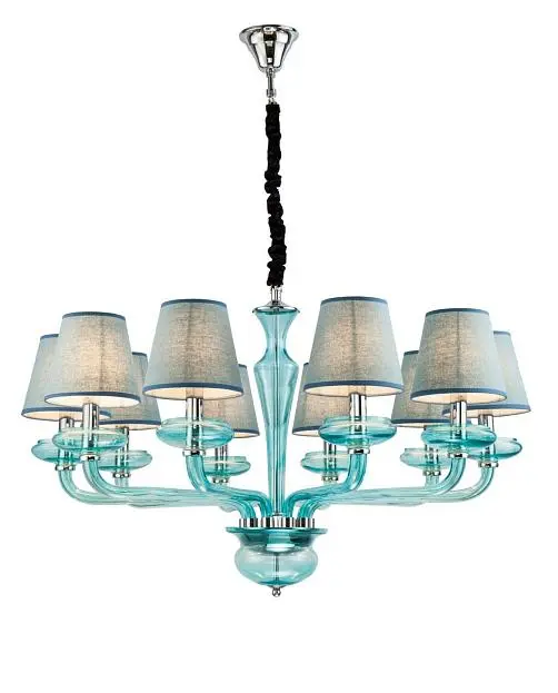 Подвесная люстра Lucia Tucci ASHANTI 1260.10 blue Подвесная люстра Lucia Tucci ASHANTI 1260.10 blue