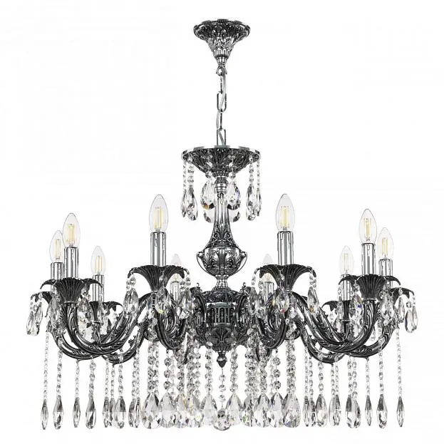 Люстра с хрустальными подвесками Bohemia Ivele Crystal AL79101/10/250 A NB AL7901 Люстра с хрустальными подвесками Bohemia Ivele Crystal AL79101/10/250 A NB AL7901