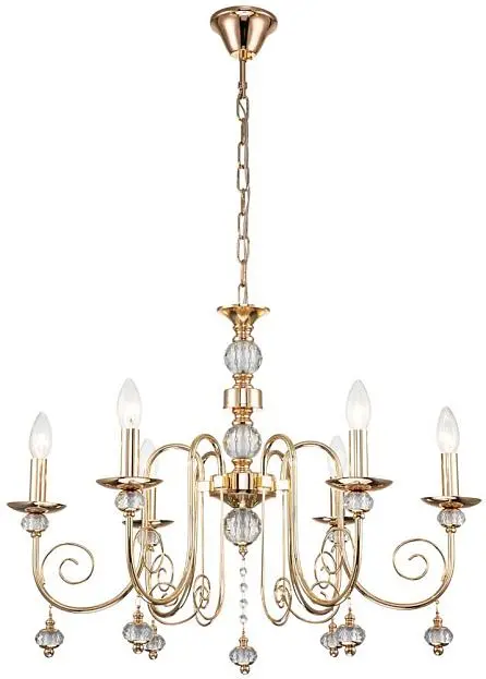 Подвесная люстра Escada 678/6PL Gold Shine Подвесная люстра Escada 678/6PL Gold Shine