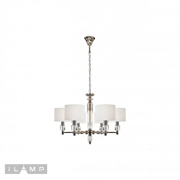 Подвесная люстра iLamp P2404-6 Nickel Alexa Подвесная люстра iLamp P2404-6 Nickel Alexa