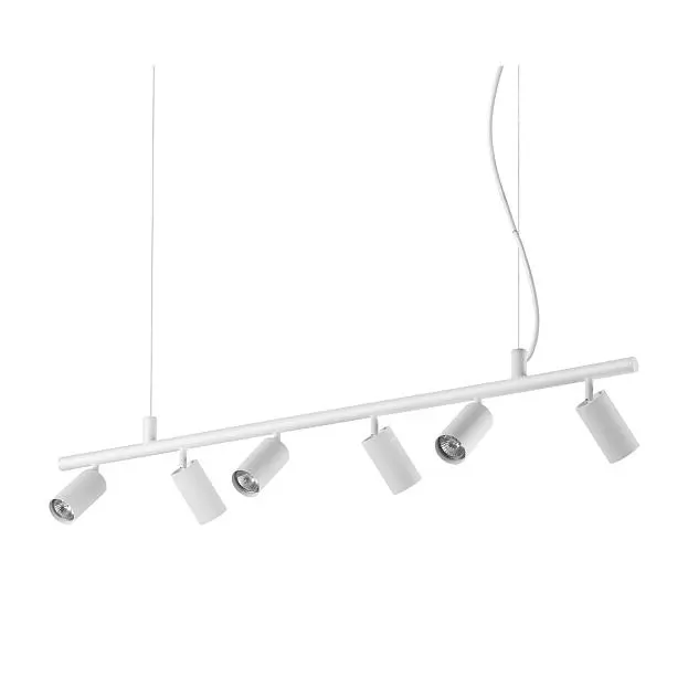 Подвес Ideal Lux Dynamite SP6 Bianco 231433 Подвес Ideal Lux Dynamite SP6 Bianco 231433