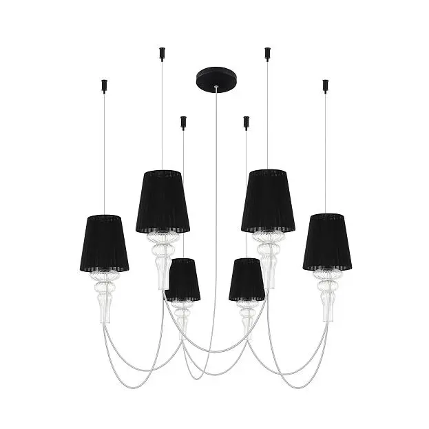 Подвес Donolux DL20751S6BBClear Cascata Подвес Donolux DL20751S6BBClear Cascata