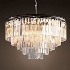 Люстра Rh 1920S Odeon Clear Glass Fringe Chandelier D80 73479-22 ImperiumLoft