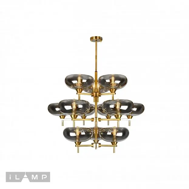 Подвесная люстра iLamp 6607/12 GD Rivoli Подвесная люстра iLamp 6607/12 GD Rivoli