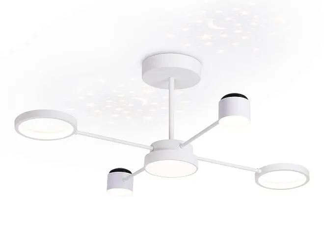 Потолочный светодиодный светильник с пультом Ambrella light FL51631 LineTech Потолочный светодиодный светильник с пультом Ambrella light FL51631 LineTech