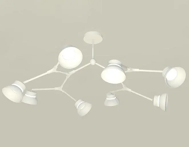 Люстра на штанге Ambrella light XB9059100/8 SWH/FR Люстра на штанге Ambrella light XB9059100/8 SWH/FR