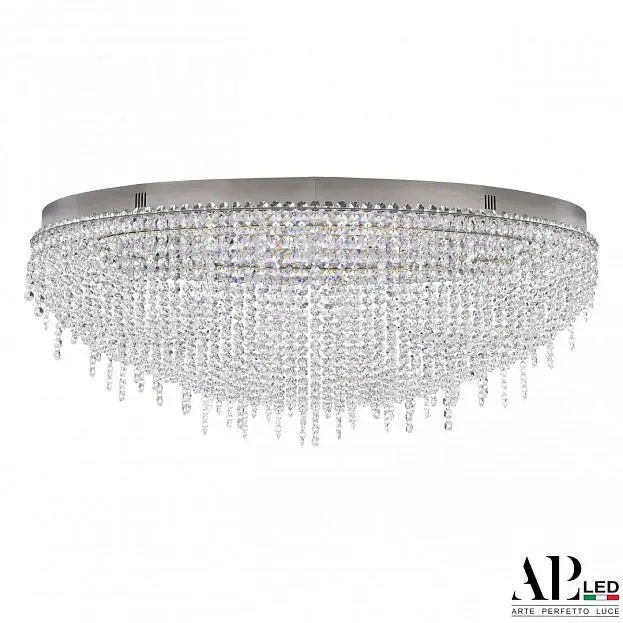 Люстра светодиодная хрустальная APL LED SH508.2.80.B.Ni.4000 Sicilia Люстра светодиодная хрустальная APL LED SH508.2.80.B.Ni.4000 Sicilia