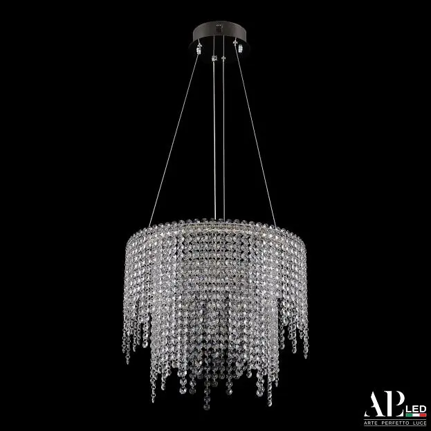 Люстра светодиодная хрустальная APL LED SH02.40.D.Ni.4000 Sicilia Люстра светодиодная хрустальная APL LED SH02.40.D.Ni.4000 Sicilia