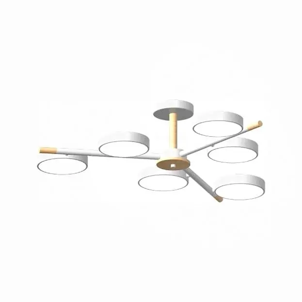 Потолочный cветильник LED4U L3208-800 WH Потолочный cветильник LED4U L3208-800 WH