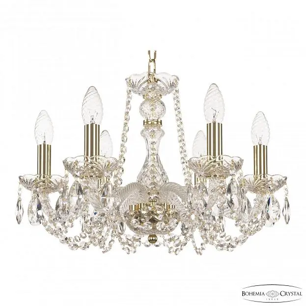 Люстра хрустальная Bohemia Ivele Crystal 119/6/165 G Люстра хрустальная Bohemia Ivele Crystal 119/6/165 G