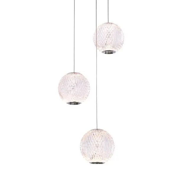 Подвесной светильник Delight Collection MD20001012-3A chrome Elliot Diamante Подвесной светильник Delight Collection MD20001012-3A chrome Elliot Diamante