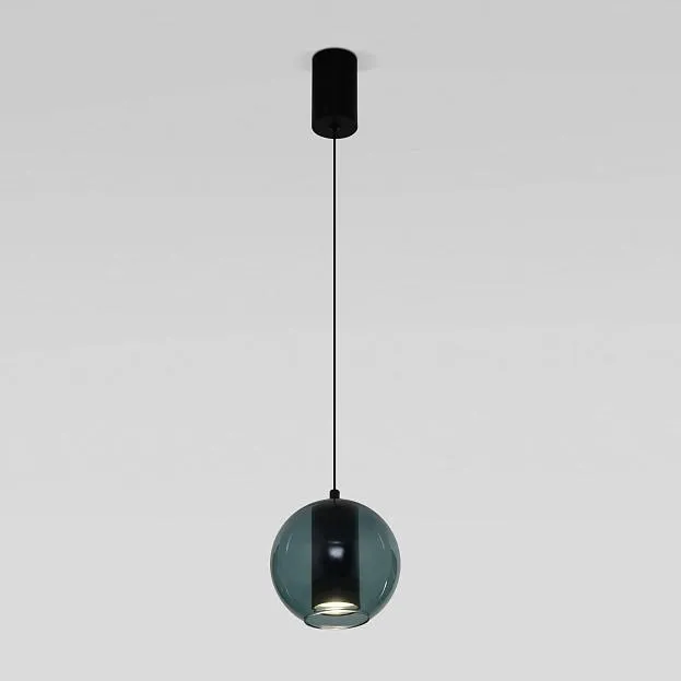 Подвесной светильник Eurosvet 50258/1 LED бирюзовый a064551 Cobble Подвесной светильник Eurosvet 50258/1 LED бирюзовый a064551 Cobble