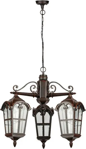 Уличный светильник подвесной Oasis Light 86170/3 02 R PORTO Уличный светильник подвесной Oasis Light 86170/3 02 R PORTO