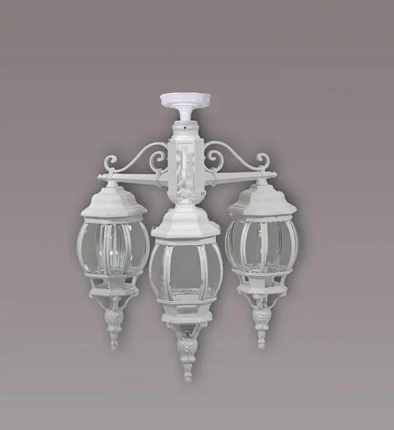 Потолочный светильник уличный Oasis Light 83470SA/3 W AMERICA S Потолочный светильник уличный Oasis Light 83470SA/3 W AMERICA S