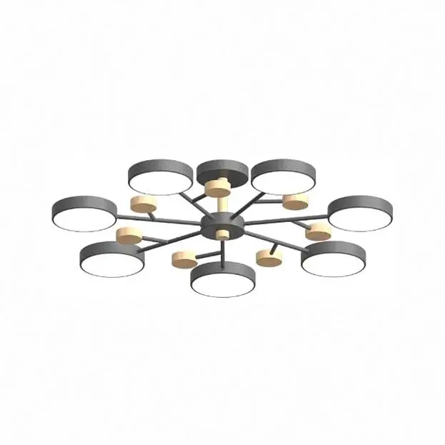 Потолочный cветильник LED4U L3205-800 GR Потолочный cветильник LED4U L3205-800 GR