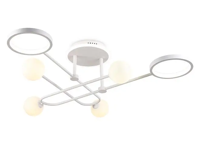 Потолочный светодиодный светильник со сменной лампой и пультом управления Ambrella light FL66229/6 Потолочный светодиодный светильник со сменной лампой и пультом управления Ambrella light FL66229/6