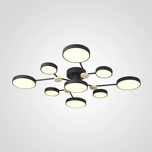 Потолочная Люстра Gamma D98 Black ImperiumLoft 223769-23 Потолочная Люстра Gamma D98 Black ImperiumLoft 223769-23