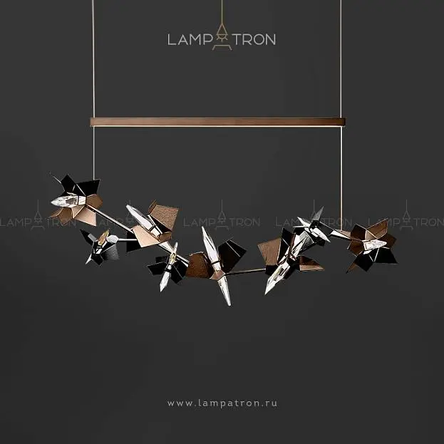 Реечный, рядный светильник BERGAMO Размер M. Цвет Бронза Lampatron 5015-12774 Реечный, рядный светильник BERGAMO Размер M. Цвет Бронза Lampatron 5015-12774