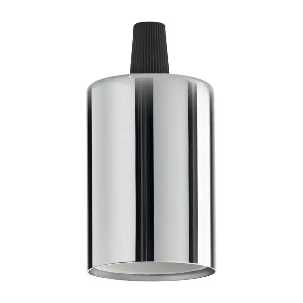 Патрон Ideal Lux Portalampada E27 Liscio Cromo 249230 Патрон Ideal Lux Portalampada E27 Liscio Cromo 249230