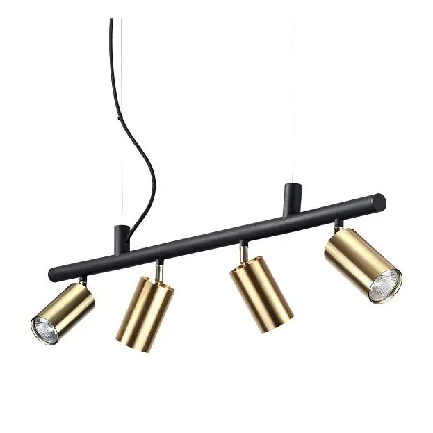 Подвес Ideal Lux Dynamite SP4 Ottone Satinato 244624 Подвес Ideal Lux Dynamite SP4 Ottone Satinato 244624
