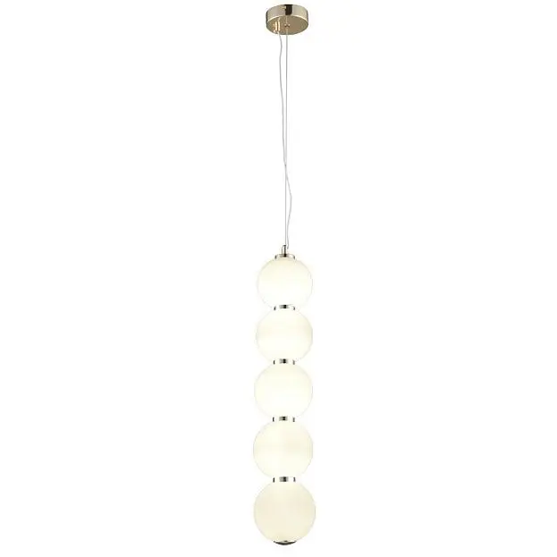 Подвесной светильник Natali Kovaltseva Led Lamps 81100/5C Gold White Loft Подвесной светильник Natali Kovaltseva Led Lamps 81100/5C Gold White Loft