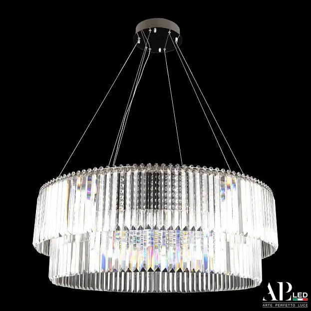 Люстра светодиодная хрустальная APL LED SH09.93.C.Ni.4000 Sicilia Люстра светодиодная хрустальная APL LED SH09.93.C.Ni.4000 Sicilia