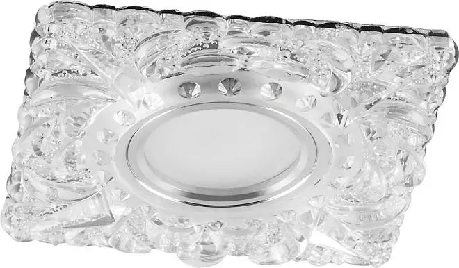 Светильник встраиваемый с белой LED подсветкой Feron 28895 CD920 Светильник встраиваемый с белой LED подсветкой Feron 28895 CD920