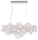 Светильник подвесной Crystal Lux DESEO SP15 L1400 SILVER 1561/215