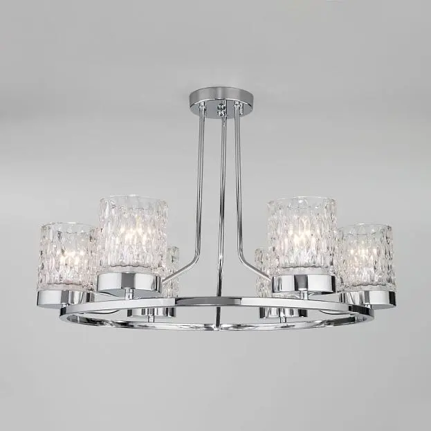 Потолочная люстра Eurosvet 60127/6 хром Calle a057090 Потолочная люстра Eurosvet 60127/6 хром Calle a057090