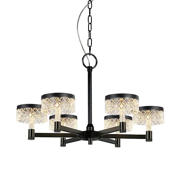 Люстра Delight Collection MD21020075-6A matt black Diamond cut Люстра Delight Collection MD21020075-6A matt black Diamond cut